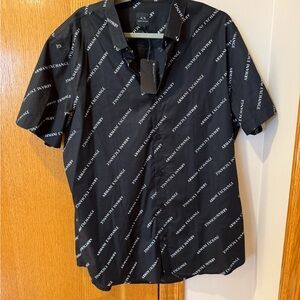 Armani Exchange Black Men's Shirt